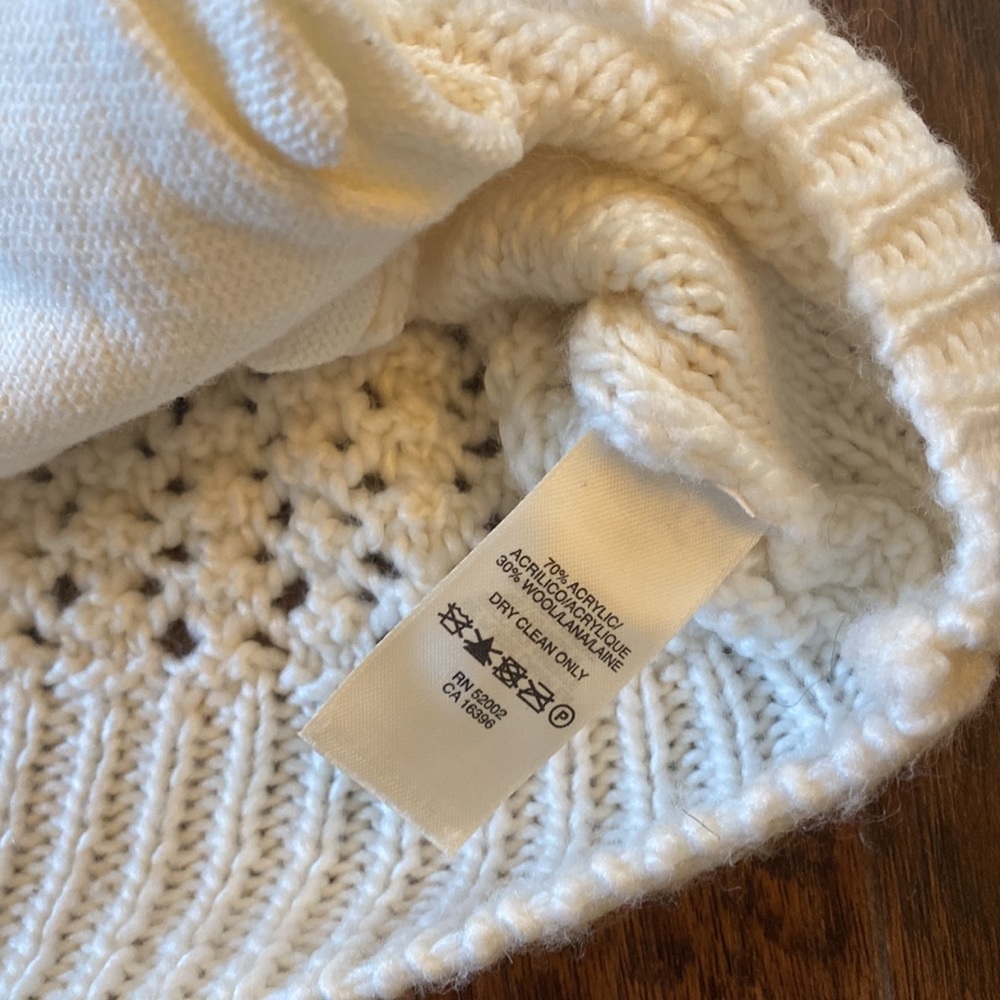 NWT DKNY Cable Knit Front Zipper Sweater Cardigan - Picture 5 of 9